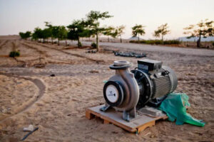 A water pump for crop irrigation - Une pompe à eau pour irrigation agricole